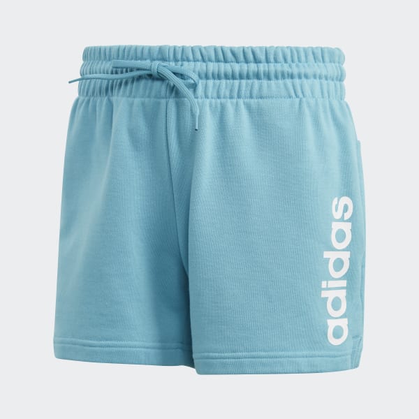 Niebieski Essentials Linear French Terry Shorts