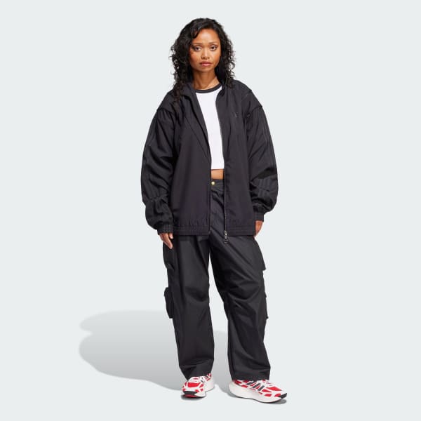 Negro Track Top Ranted Cut Line