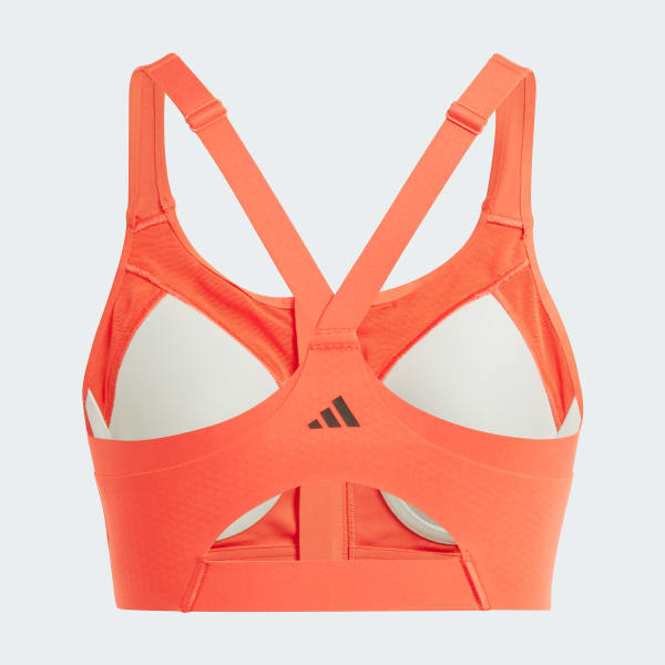 Orange TLRD Impact Luxe High-Support Zip Bra