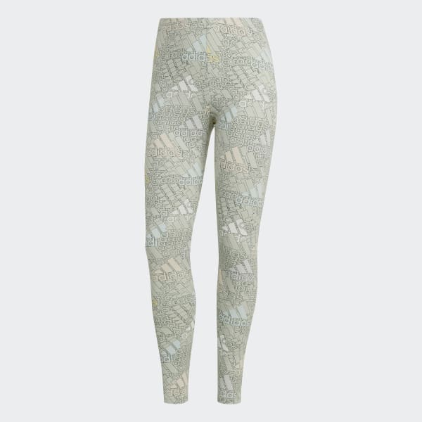 zelená Essentials Multi-Colored Logo Leggings IH313