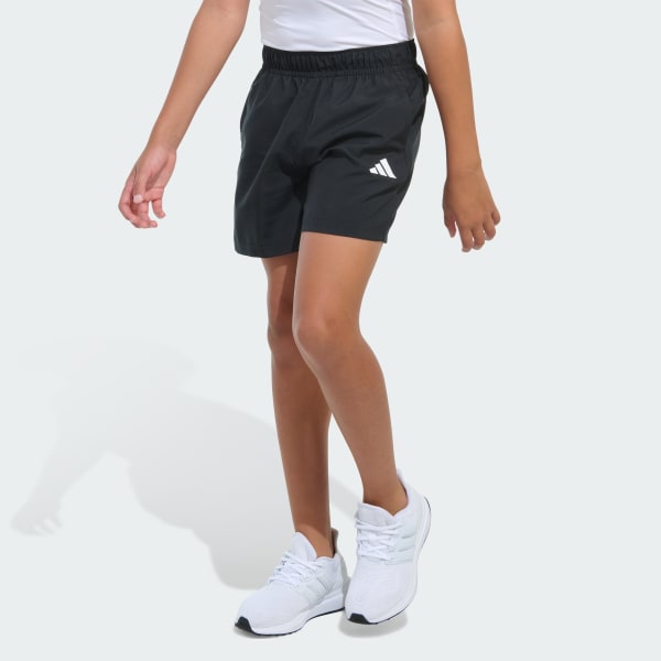 ロピア 爆買い Elastic adidas Waistband Shorts Woven Logo Small Essentials ガールズ