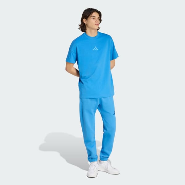 Bleu Pantalon fuselé standard molleton ALL SZN