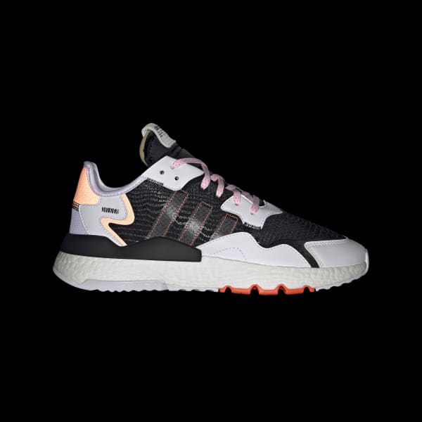 Adidas nite jogger clearance core black solar orange