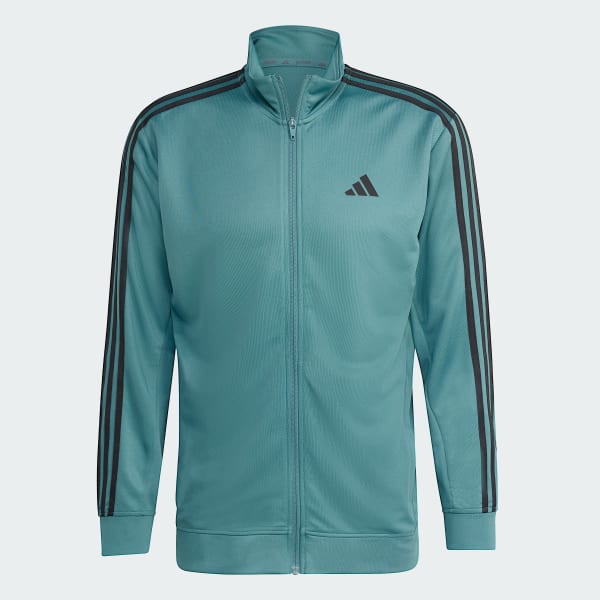 Green Essentials 3-Stripes Training Track Top