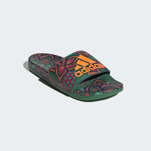 Green Adilette Comfort Sandals