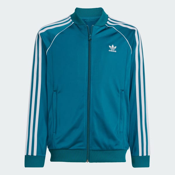 Turquoise Adicolor SST Track Top Kids