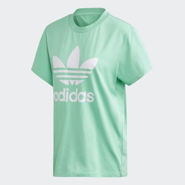 adidas Boyfriend Trefoil T shirt Groen | adidas Officiële Shop adidas Boyfriend Trefoil T shirt Groen | adidas Officiële Shop
