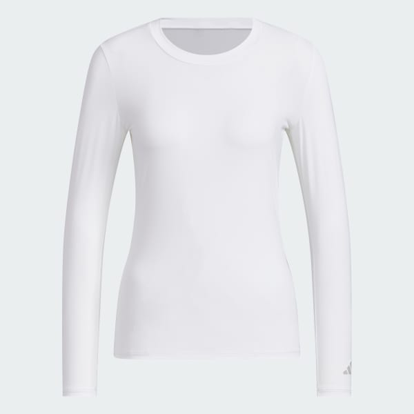 White 메쉬 백 긴팔 베이스레이어