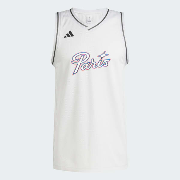 Szary Paris Basketball Home Jersey
