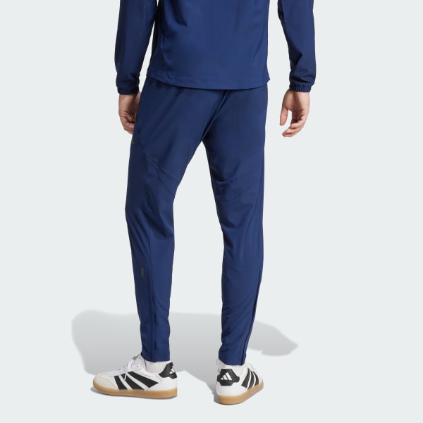 Μπλε Manchester United Tiro 25 Competition Vis Tech Travel Pants