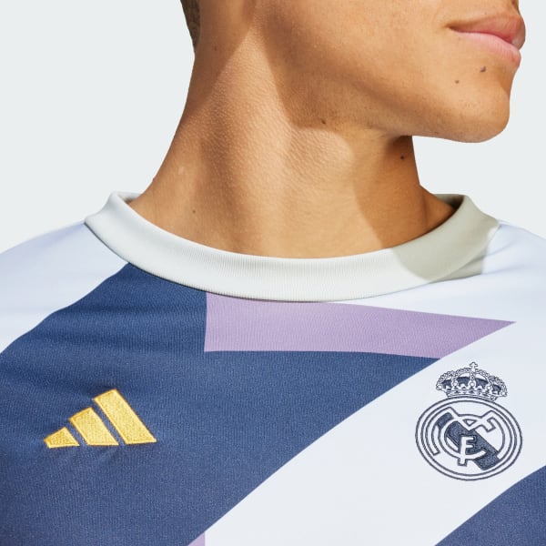 adidas Real Madrid Pre Match Warm Shirt Grijs adidas Offici le