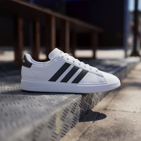 adidas Buty Grand Court Cloudfoam Comfort - Bialy | adidas Poland
