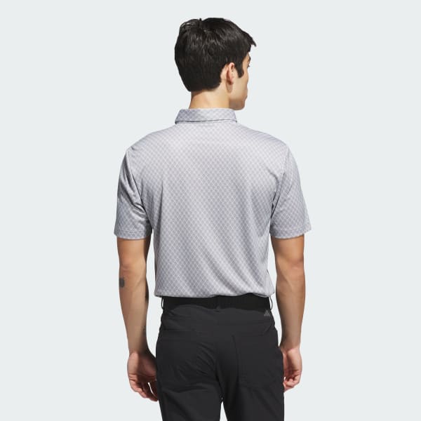 Hong Áo Polo Phủ Họa Tiết Core