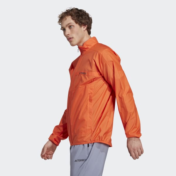 Men\'s Jacket adidas US | TERREX Orange Hiking Multi - adidas Wind |