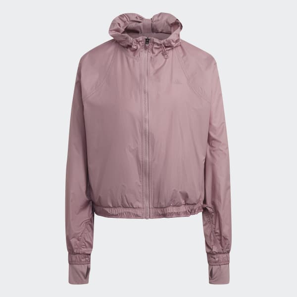 Pink/Purple Gecko Wall V Full Zip Windbreaker!