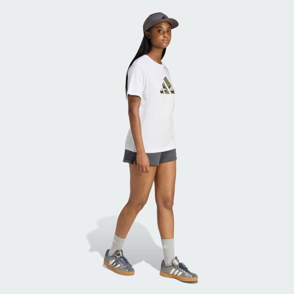 Branco CAMISETA ESTAMPA CAMUFLAGEM