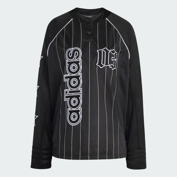 Negro Camiseta adidas ORIGINALS BB MANGA LARGA