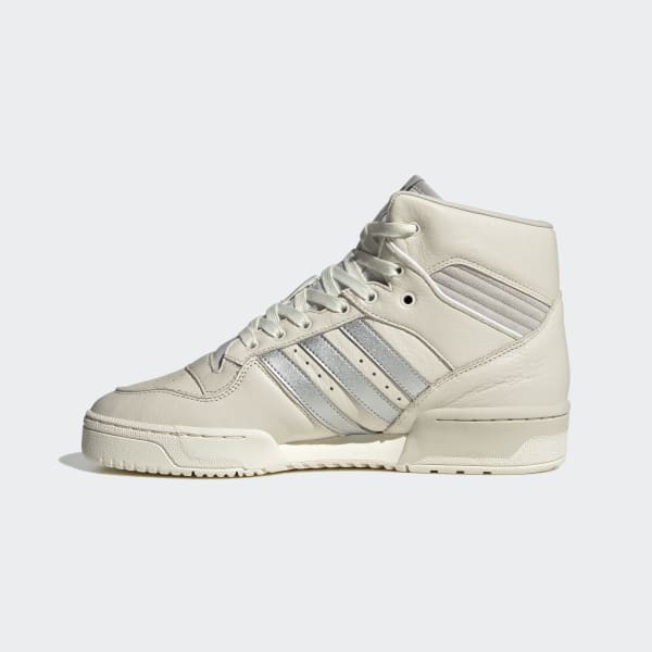Adidas originals rivalry top hi top trainers white
