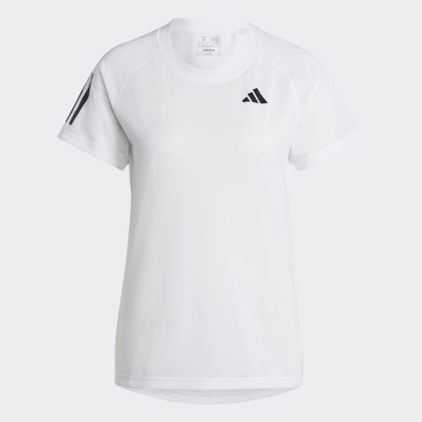 Hvit Club Tennis T-skjorte
