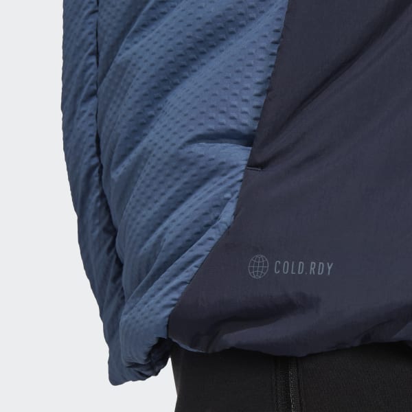 adidas TERREX MYSHELTER adidas | Blue Hiking | - Men\'s US COLD.RDY Jacket