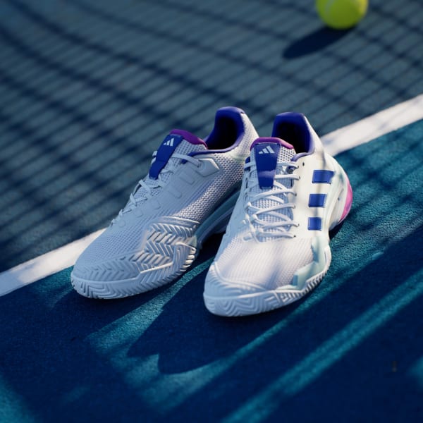 Adidas mens barricade 2018 tennis shoes  white shop