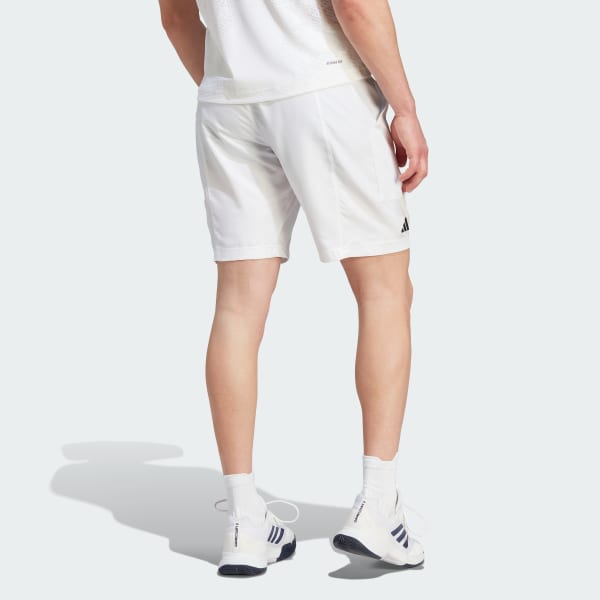 White AEROREADY Pro Tennis Shorts