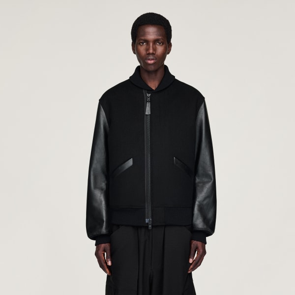 アディダス Y-3 Letterman Jacket - ブラック | アディダス ジャパン