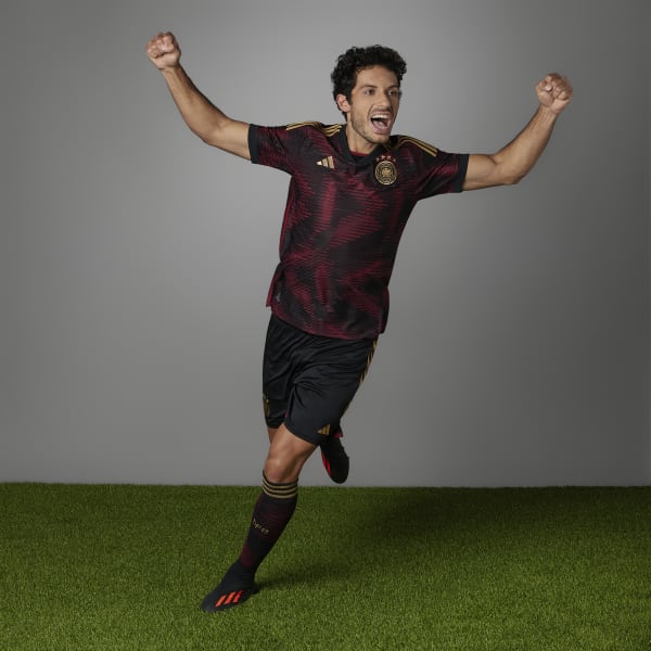 Negro Camiseta segunda equipación Alemania 22 Authentic