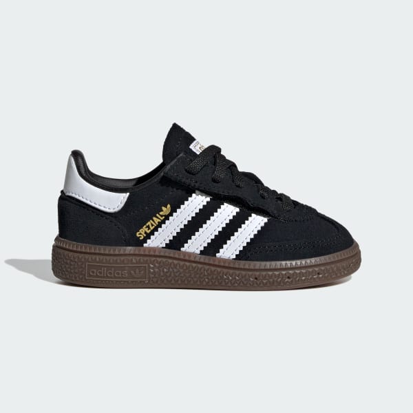 Negro Zapatilla Handball Spezial Comfort Closure Elastic Lace (Bebé)