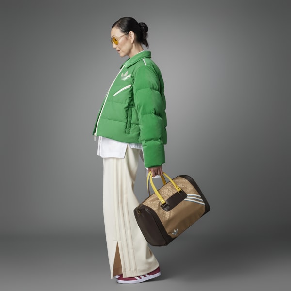 Verde Campera Acolchada Adicolor Heritage Now Velvet