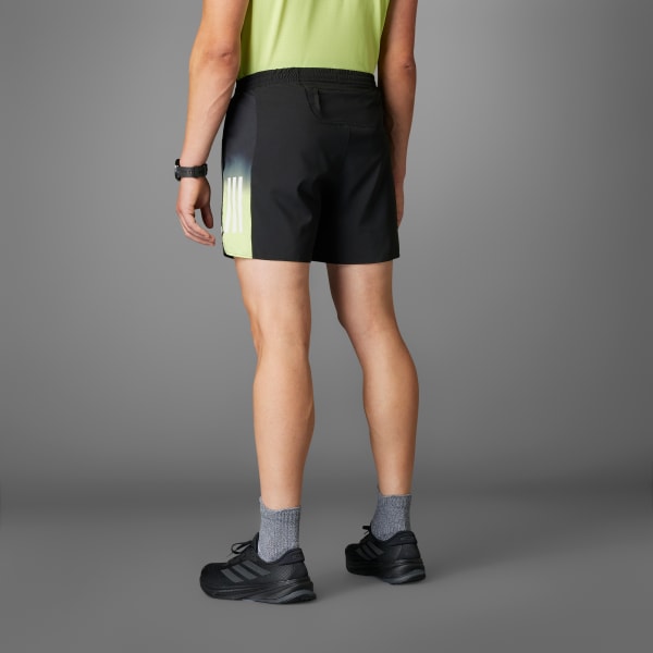 Black Own the Run CLIMACOOL Colorblock Shorts
