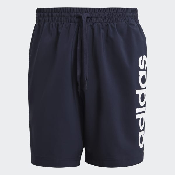 Shorts AEROREADY Essentials Chelsea Linear Logo Menor preço em Shorts AEROREADY Essentials Chelsea Linear Logo