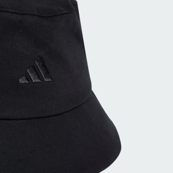 Μαύρο 3-Stripes Bucket Hat