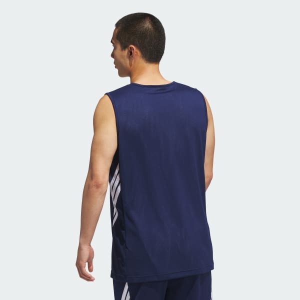 Bleu Maillot de basketball réversible 3G Speed AEROREADY