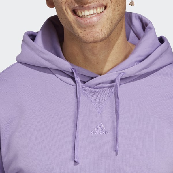 adidas ALL SZN French Hoodie Lifestyle adidas | | Purple Men\'s US - Terry