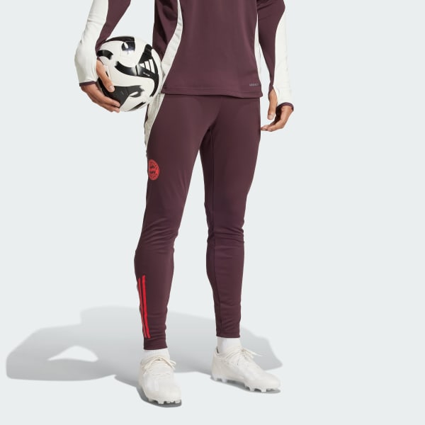 Burgundy FC Bayern Tiro 24 Training Pants