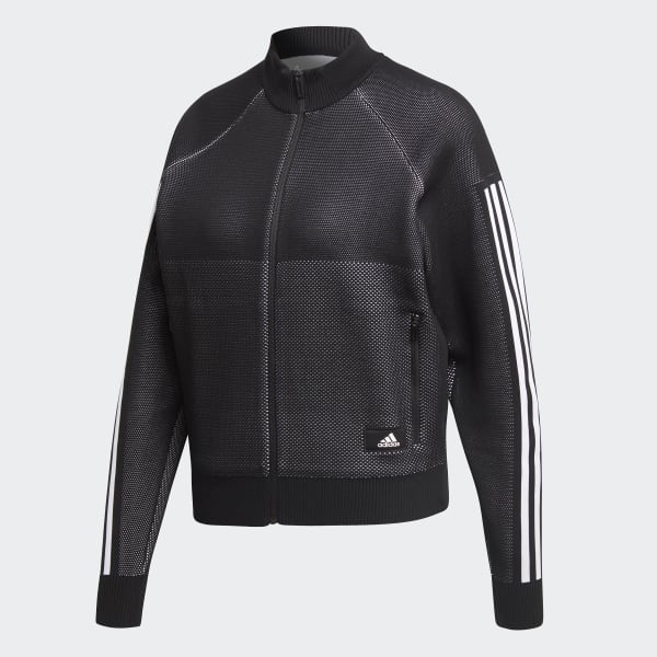 adidas ID Knit Track Jacket - Black 