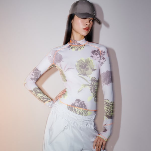 adidas by Stella McCartney 長袖クロップドTシャツ