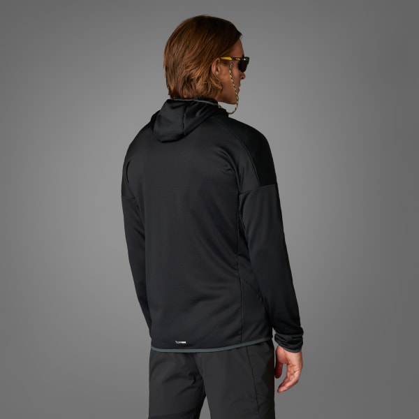 zwart Terrex Xperior CLIMAWARM Light Fleece Capuchonjack