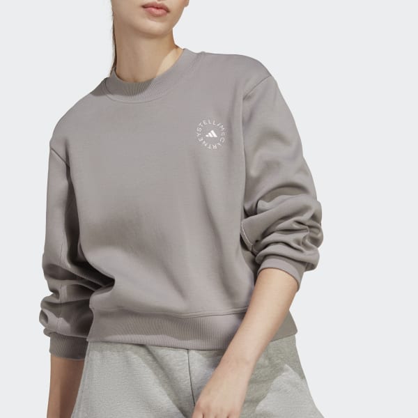 Cinzento Sweatshirt Sportswear adidas by Stella McCartney