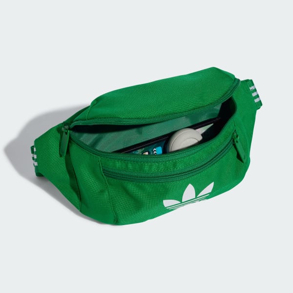 adidas Adicolor Classic Waist Bag Green Free Delivery adidas UK