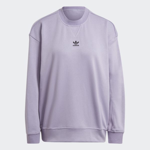 adidas LOUNGEWEAR Adicolor Essentials Sweatshirt - Purple | adidas US
