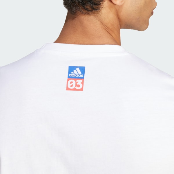 adidas Americana Graphic Tee - White | Free Shipping with