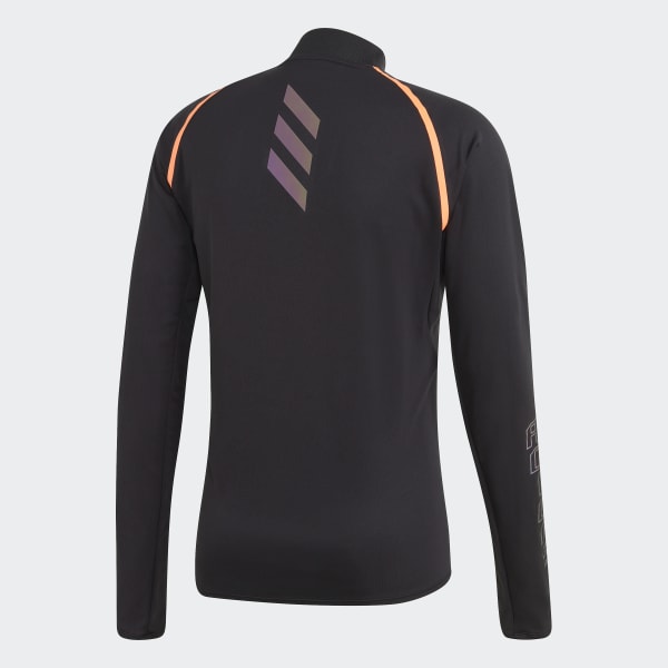 Black Reflective Long Sleeve Tee