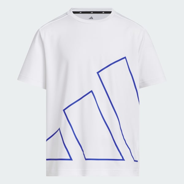 ホワイト マストハブ レギュラーフィット ビッグロゴ キッズ半袖Tシャツ