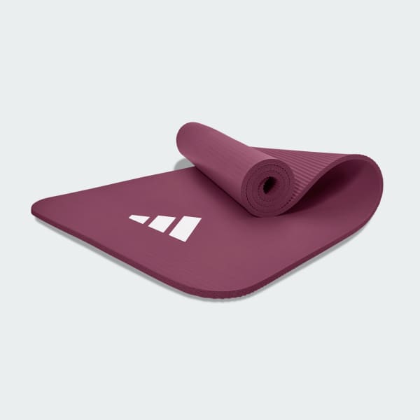Bordeaux Tapis de fitness - 10 mm - Bordeaux