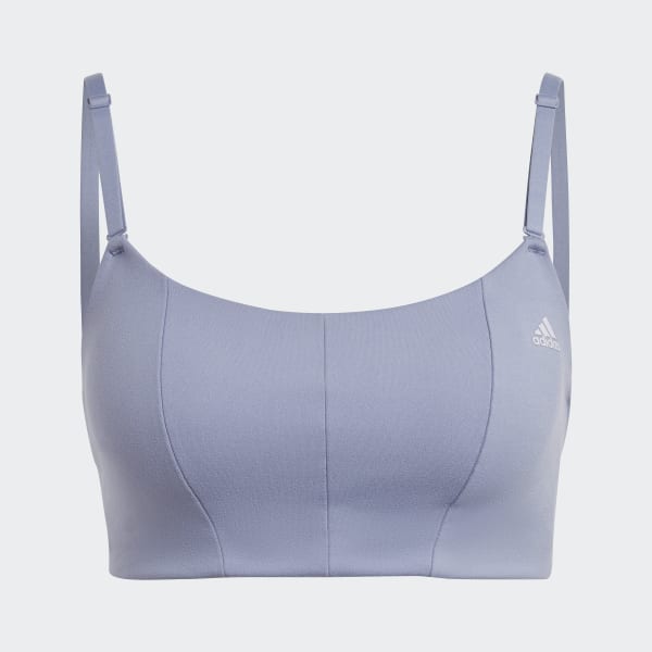 Mau-tim Áo Bra Light Support Yoga Studio