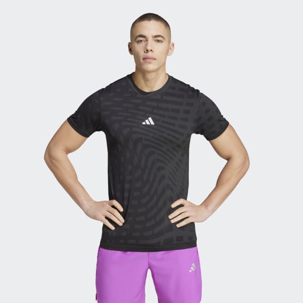 正品 adidas Training T-shirt アディダスTシャツ 半袖Tシャツ アディダス ジム+ トレーニング シームレス半袖Tシャツ