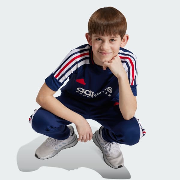 Niebieski Koszulka Tiro Nations Pack Kids