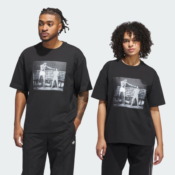 Svart Kareem Scoring Champ Graphic T-skjorte